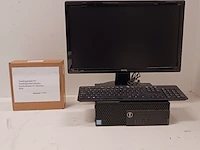 Dell optiplex + accessoires, zwart - afbeelding 1 van  15