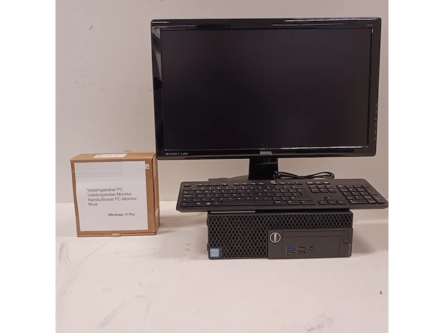 Dell optiplex + accessoires, zwart - afbeelding 1 van  16