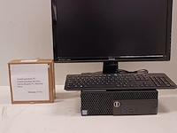 Dell optiplex + accessoires, zwart - afbeelding 1 van  16