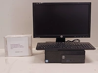 Dell optiplex + accessoires, zwart - afbeelding 1 van  15