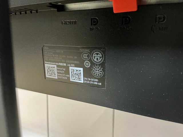 Dell p2419h monitor - afbeelding 3 van  4