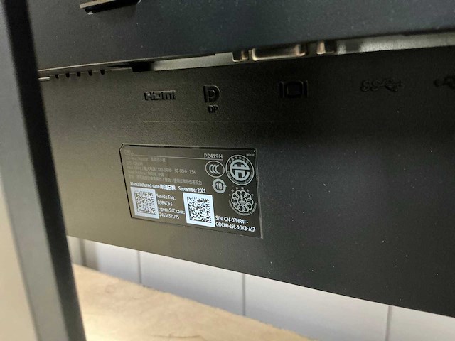 Dell p2419h monitor - afbeelding 3 van  4