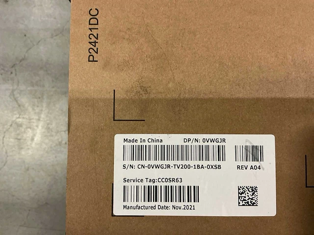 Dell p2421dc monitor - afbeelding 2 van  2