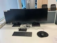 Dell p2719h 27” monitor met toetsenbord en muis - afbeelding 1 van  6