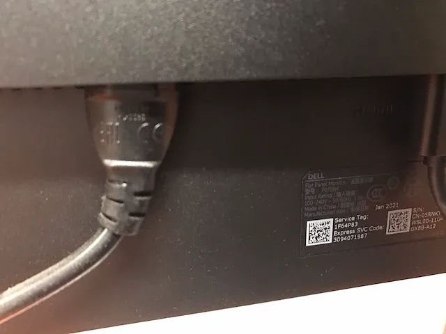 Dell p2719h monitor (2x) - afbeelding 6 van  6