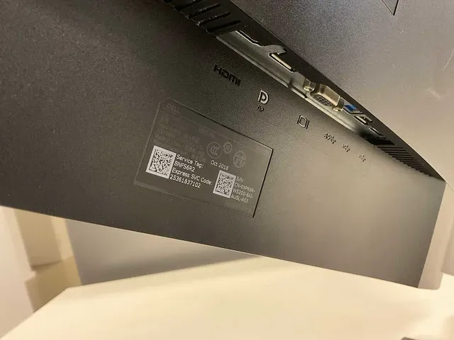 Dell p2719h monitor (2x) - afbeelding 5 van  5