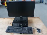 Dell pc model d08s, monitor prolite e22009hds, toetsenbord en muis - afbeelding 1 van  9