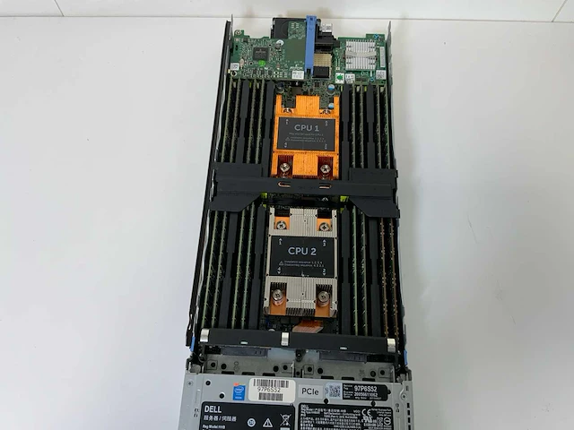Dell poweredge m630, 2x xeon(r) e5-2697 v4, 16x 16 gb ram, no hdd blade servers (3x) - afbeelding 4 van  12
