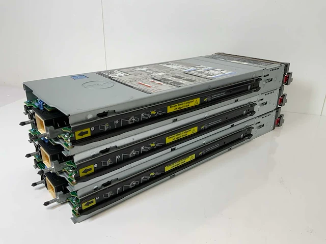 Dell poweredge m630, 2x xeon(r) e5-2697 v4, 16x 16 gb ram, no hdd blade servers (3x) - afbeelding 7 van  12