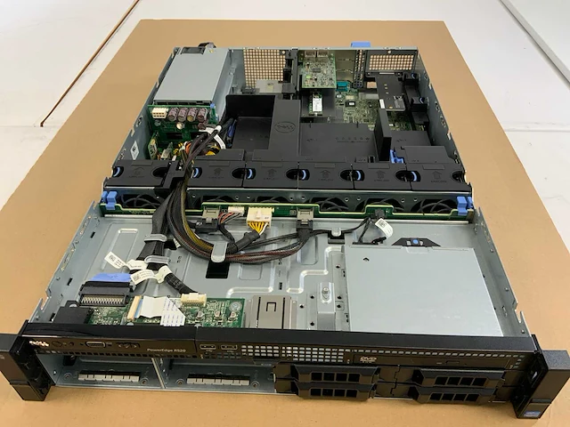 Dell poweredge r520, 2x xeon(r) e5-2420, 12x 16 gb ram, 1x 3.84 tb nvme(mz1lb3t8hmla-00007) - 1x 1 tb nvme(ssd 970 evo plus) rack mount chassis - afbeelding 7 van  8