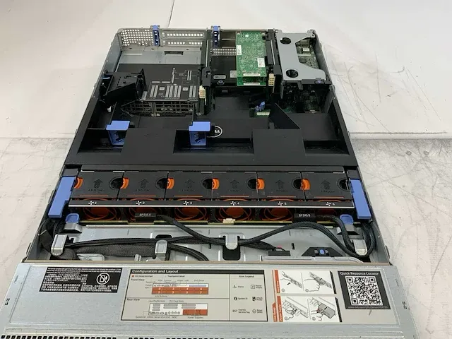 Dell poweredge r720, 2x xeon(r) e5 - 2670 0, 24x 16 gb ram, no hdd rack mount chassis - afbeelding 8 van  9