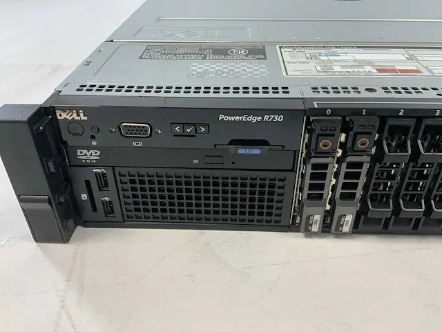 Dell poweredge r730, 2x xeon(r) e5-2690 v3, 24x 16 gb ram, 2x 120 gb ssd (ssdsc2bb120g4r) rack mount chassis - afbeelding 6 van  11