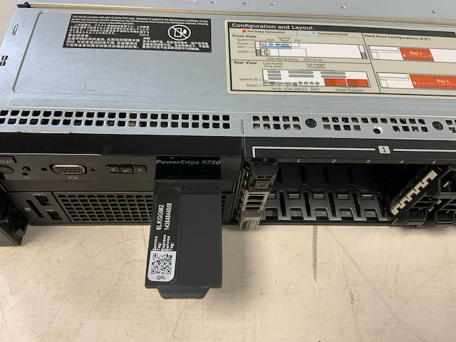 Dell poweredge r730, xeon(r) e5-2690 v4, 12 x 32 gb ram, 1 x 400 gb ssd (px05smb040y) chassisserver voor rackmontage - afbeelding 9 van  9