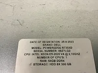 Dell poweredge r730xd g13 server - afbeelding 5 van  7