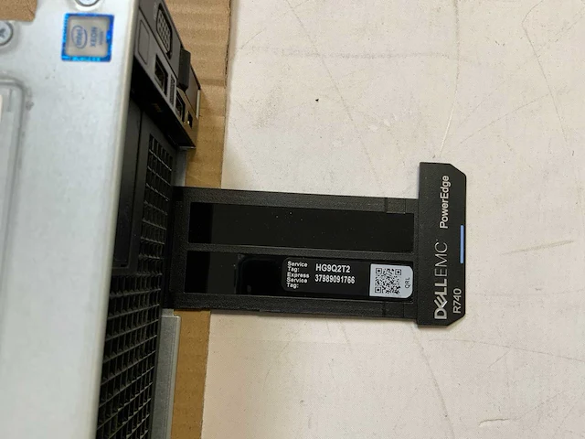 Dell poweredge r740, 2x xeon(r) gold 6144, 16x 32 gb ram (002c0632002c), no hdd rack mount chassis - afbeelding 3 van  8