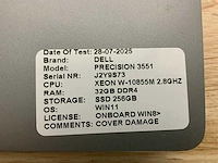 Dell precision 3551(xeon) laptop - afbeelding 7 van  9