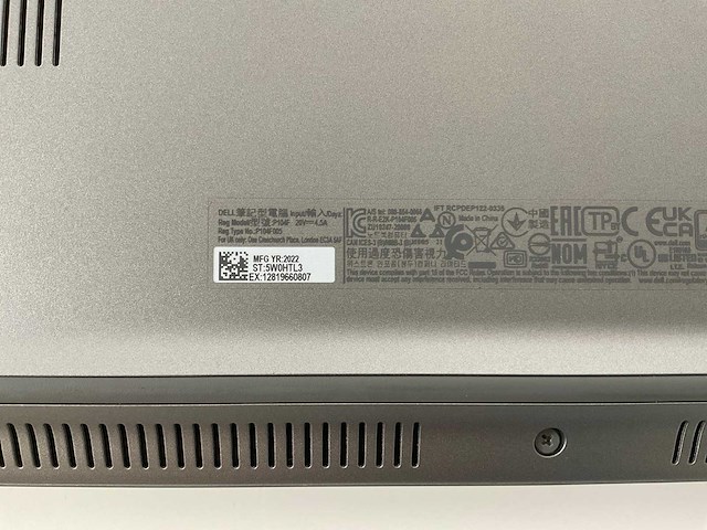 Dell precision 3570 15.5”, core(tm) i7 12th gen, 16 gb ram, 512 gb nvme, nvidia t550 gpu 4 gb laptop - afbeelding 7 van  7