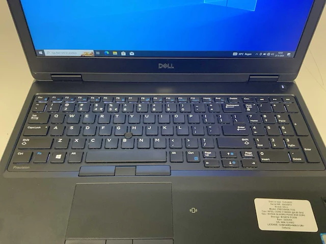 Dell precision 7530 (i7) laptop - afbeelding 2 van  9