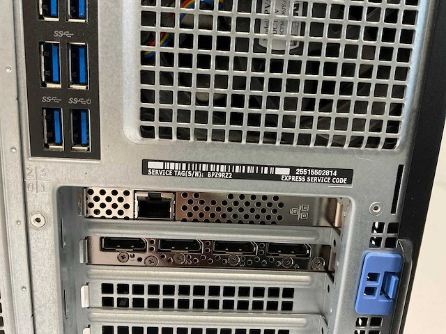 Dell precision 7920, xeon(r) bronze 3104, 32 gb ram, 500 gb hdd, amd quadro p4000 8 gb workstation - afbeelding 5 van  5