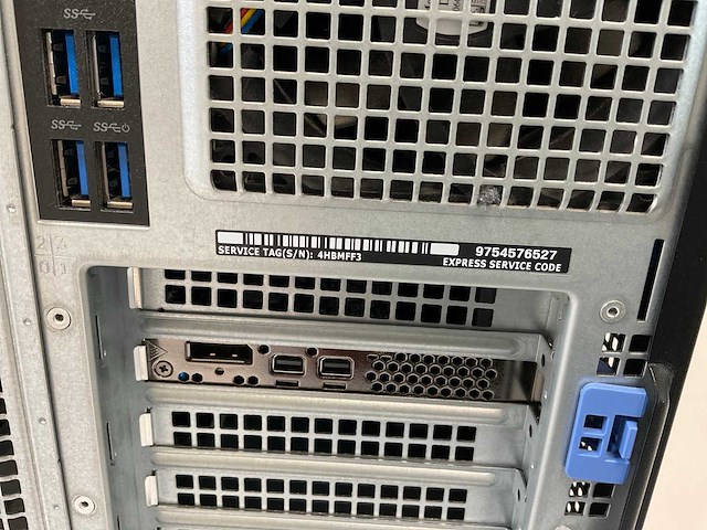 Dell precision 7920, xeon(r) bronze 3204, 32 gb ram, no hdd, amd radeon pro wx 2100 2 gb workstation - afbeelding 5 van  5