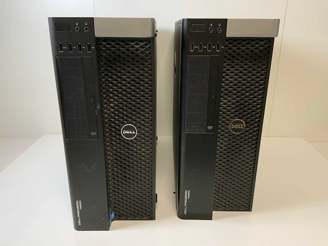 Dell precision t5600, 2x xeon(r) e5-2620, 32 gb ram, geen hdd, nvidia nvs 310 1 gb workstations (2x) - afbeelding 1 van  5