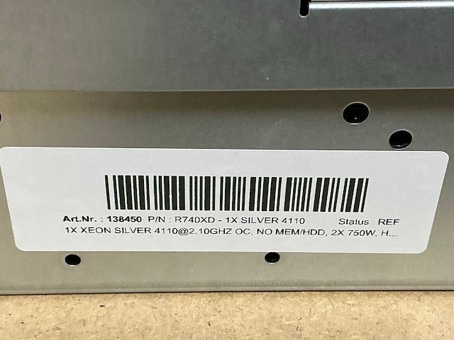 Dell r740xd - 1x silver 4110 server - afbeelding 6 van  6