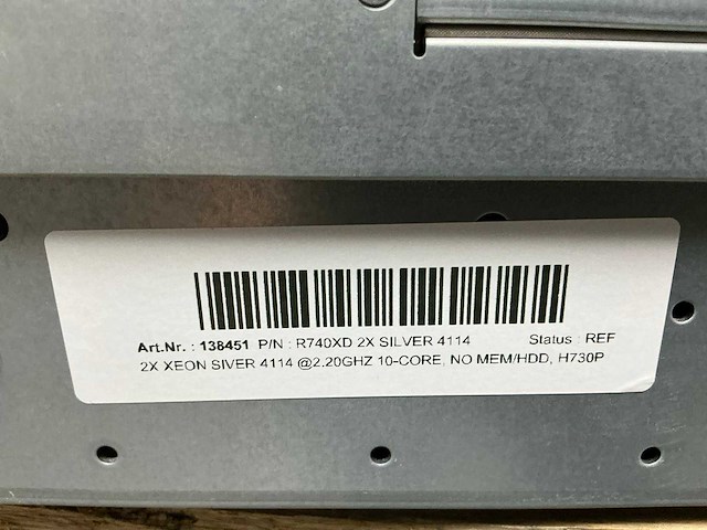 Dell r740xd 2x silver 4114 server - afbeelding 6 van  6