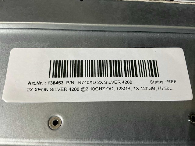 Dell r740xd 2x silver 4208 server - afbeelding 7 van  7
