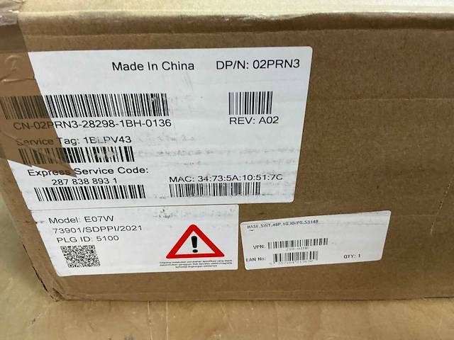 Dell s3148 netwerkswitch - afbeelding 3 van  3