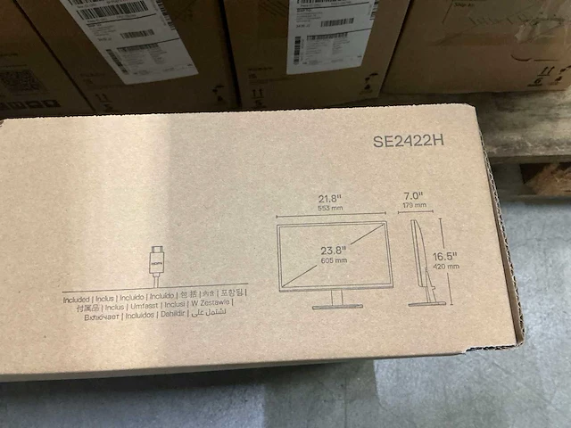 Dell se2422h monitor - afbeelding 2 van  3