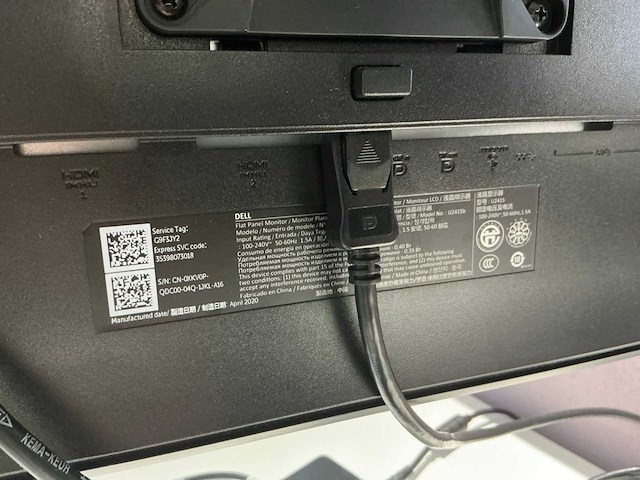 Dell u2415b monitor met dockingstation (8x) - afbeelding 4 van  12