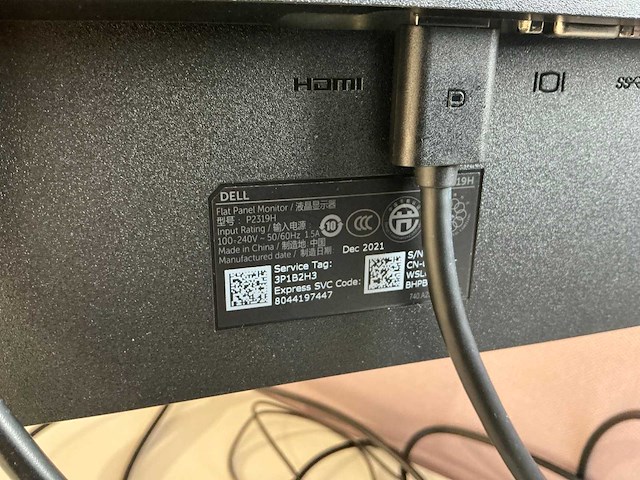Dell u2415b/p2319h monitor met dockingstation (8x) - afbeelding 11 van  12