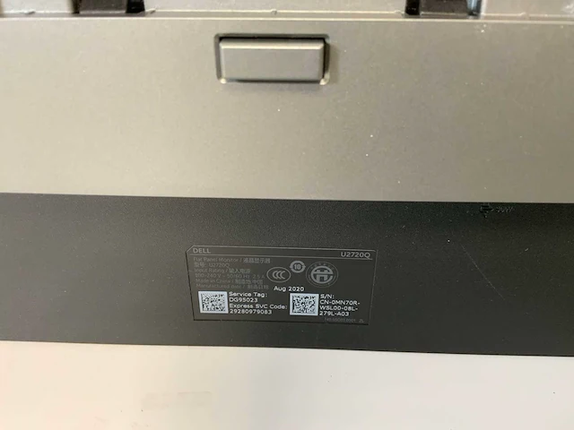 Dell (u2720q) 27-inch 3840x2160 (uhd) ips-monitor - afbeelding 8 van  9