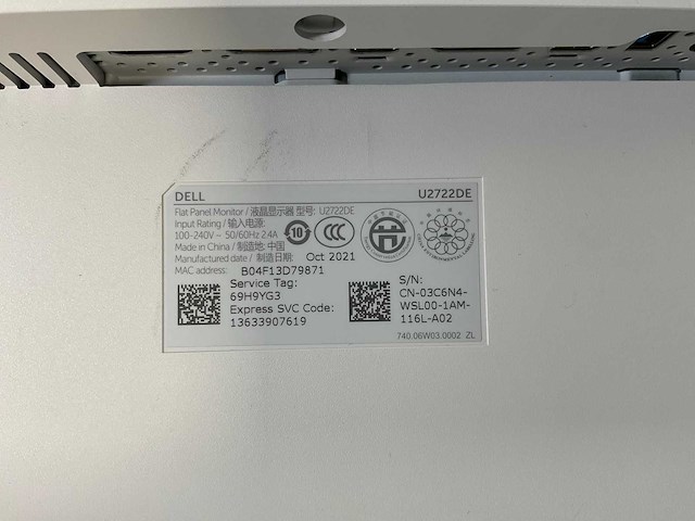 Dell (u2722de) 27”, 2560x1440 (qhd) ips monitor - afbeelding 6 van  6