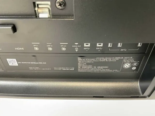 Dell (u3415w) 34”, 3440x1440 (qhd) ips monitor - afbeelding 5 van  6