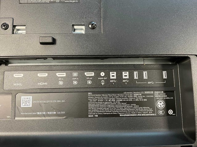 Dell (u3415wb) 34”, 3440x1440 (uwqhd) ah-ips curved monitor - afbeelding 6 van  6