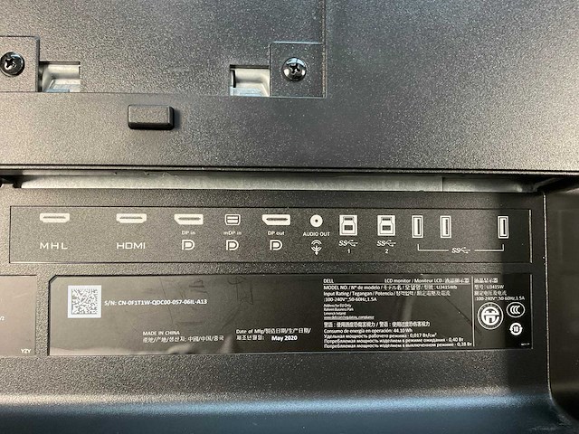 Dell (u3415wb) 34”, 3440x1440 (uwqhd) ah-ips curved monitor - afbeelding 6 van  6