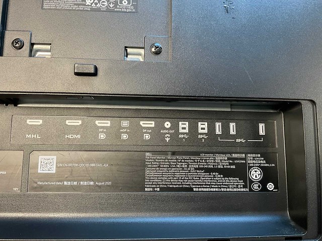 Dell (u3415wb) 34”, 3440x1440 (uwqhd) ah-ips curved monitor - afbeelding 6 van  6