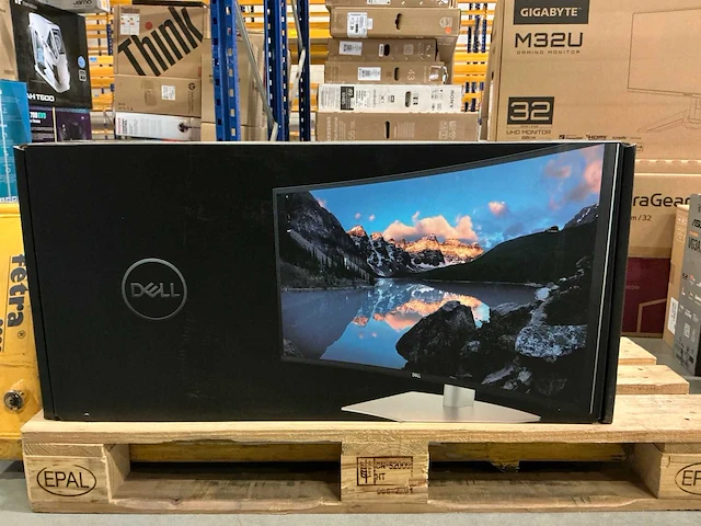 Dell ultrasharp u3423we curved monitor - afbeelding 1 van  5