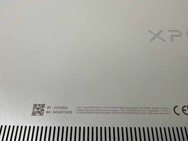 Dell xps 13 9310 13.4”, core(tm) i7 11th gen, 16 gb ram, 1 tb nvme laptop - afbeelding 7 van  7