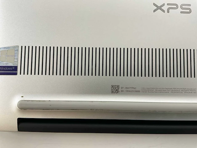 Dell xps 13 9370 13.2”, core(tm) i7 8th gen, 16 gb ram, no hdd laptop - afbeelding 7 van  7