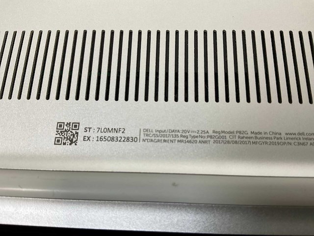 Dell xps 13 9370 13.3”, core(tm) i7 8th gen, 16 gb ram, 512 gb nvme laptop - afbeelding 7 van  7