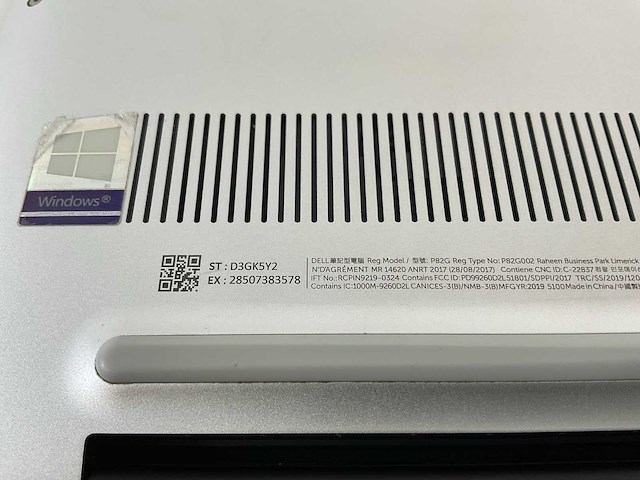 Dell xps 13 9380 13.3”, core(tm) i7 8th gen, 16 gb ram, 256 gb nvme laptop - afbeelding 7 van  7