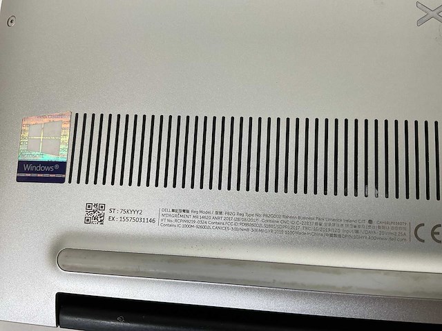 Dell xps 13 9380 13.3”, core(tm) i7 8th gen, 16 gb ram, 512 gb nvme laptop - afbeelding 7 van  7