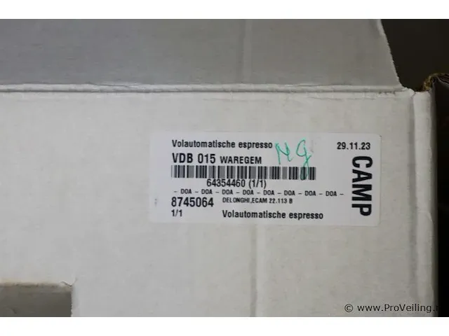 Delonghi ecam 22.113 b volautomatische espresso - afbeelding 5 van  5