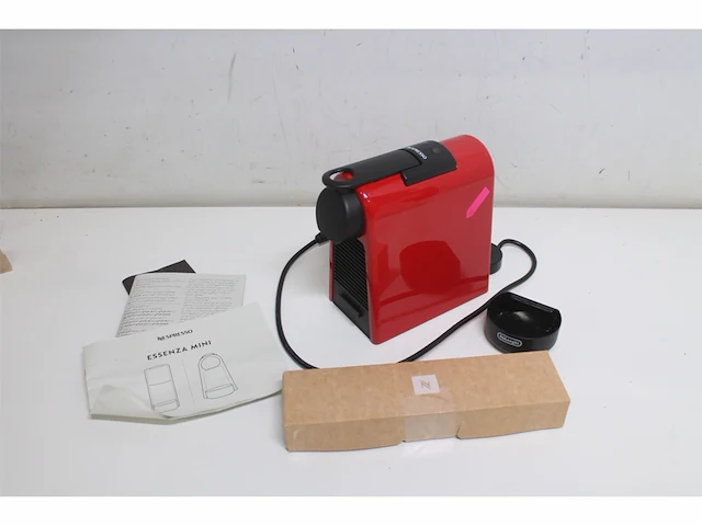 De'longhi essenza mini en85.r koffiemachine capsul19 bar ruby red - afbeelding 5 van  6