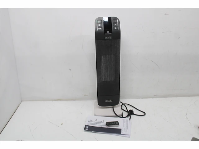 De'longhi hfx65v20 bend line keramische ventilatorkachel, 2000 w, wit/grijs - afbeelding 5 van  5