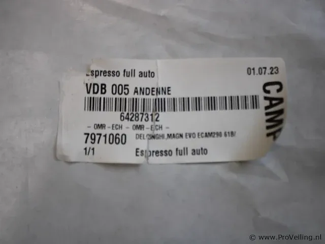 Delonghi magnifica evo ecam290 61b volautomatische espresso - afbeelding 7 van  7