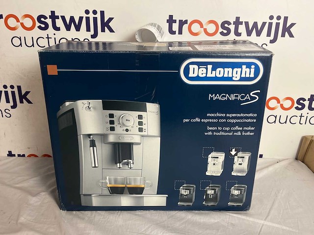 De'longhi magnifica s ecam22.110.sb - volautomatische espressomachine - zilver/zwart - afbeelding 2 van  2