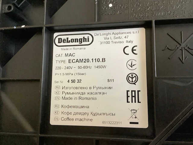 Delonghi magnifica s koffie- & espressomachines - afbeelding 6 van  6